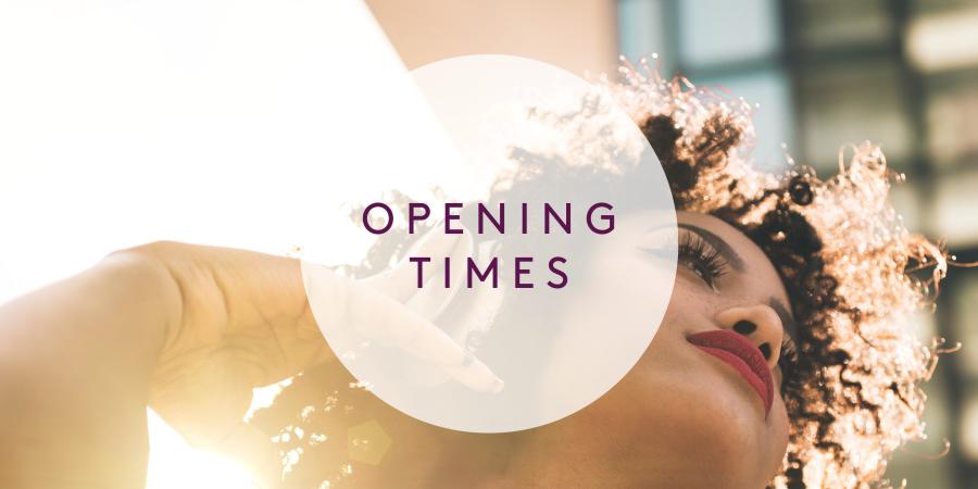 Opening times at Trinity Leeds