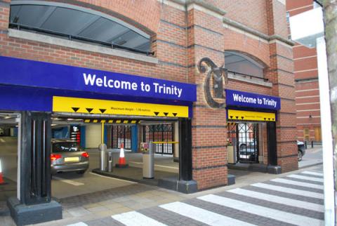 Parking in Leeds City Centre Trinity Leeds Car Park