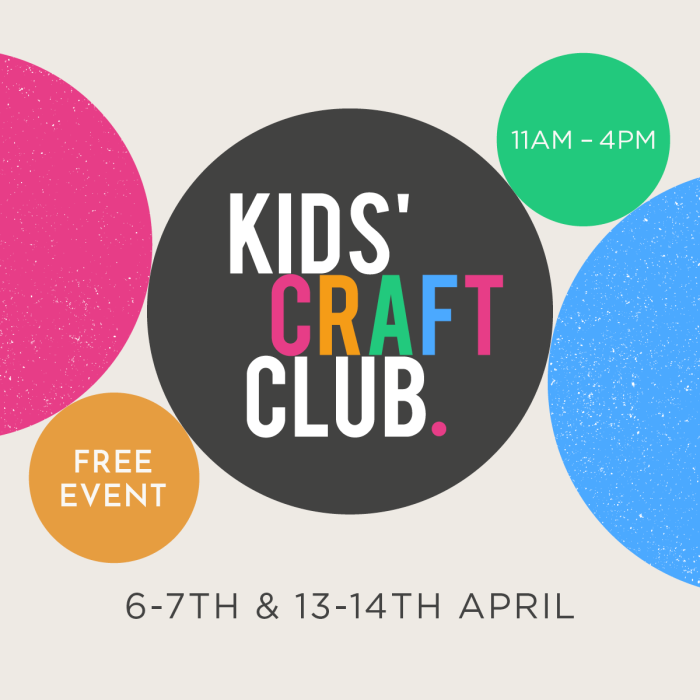 Kids' Craft Club at Trinity Leeds