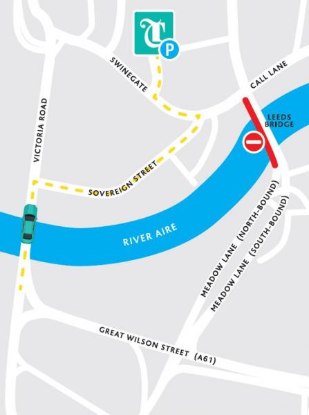 Trinity Leeds Car Park Parking In Leeds City Centre   New Map 