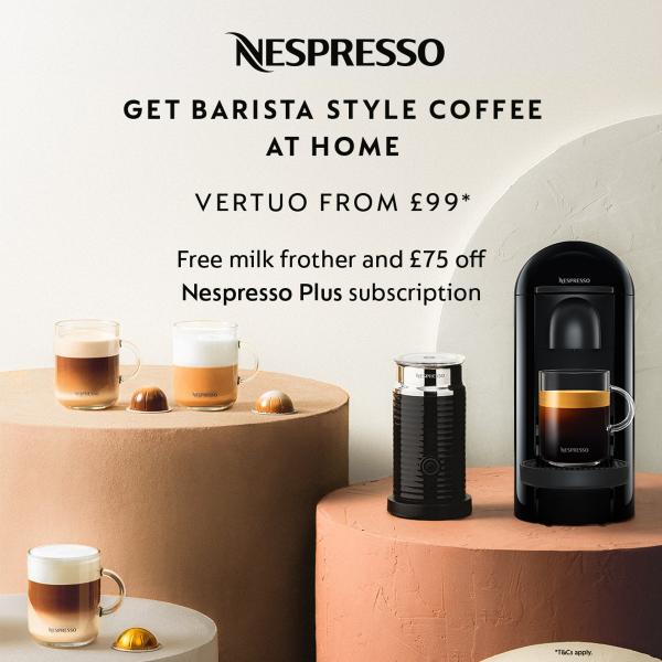 Nespresso offer graphic